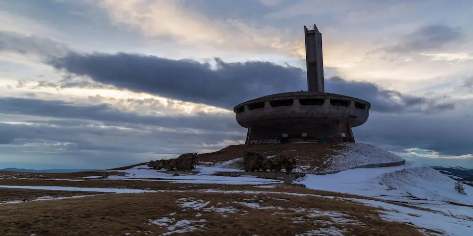 Buzludzha Monument in Bulgaria